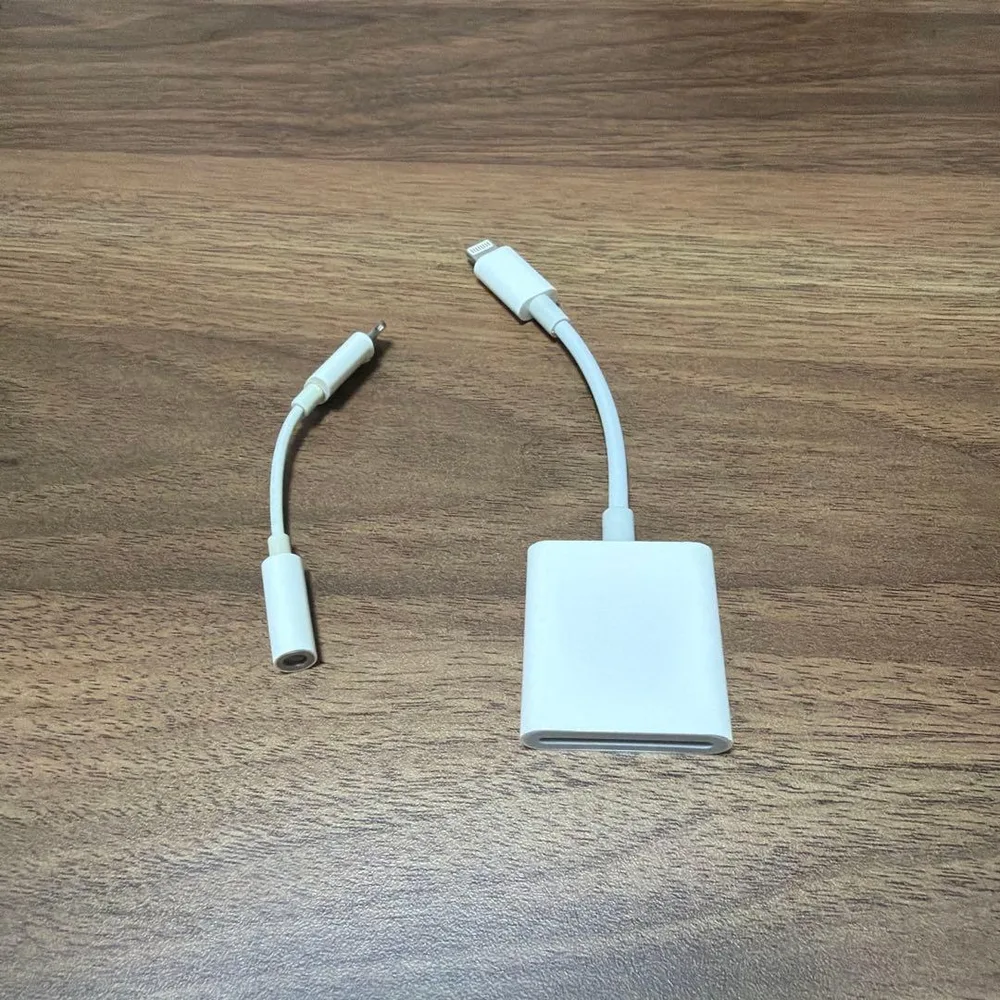 Lightning SDカードリーダー 3.5mm イヤホンジャック