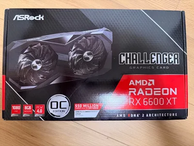 ASRock AMD RADEON RX 6600 XT 本体