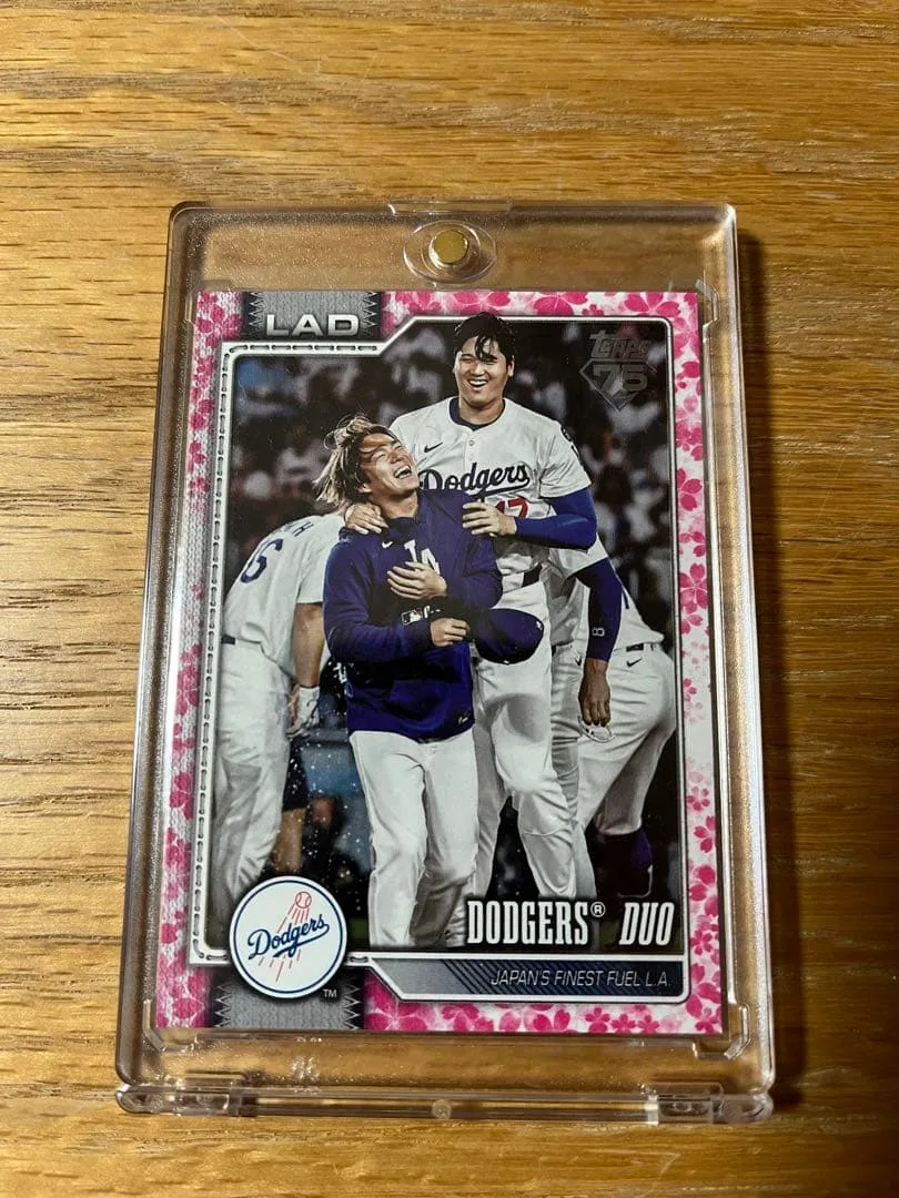 Topps Dodgers Duo 桜パラレル 大谷翔平 山本由伸