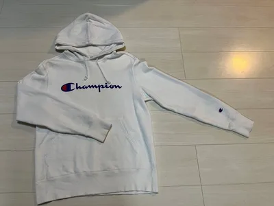 Champion パーカー 白 レディースM❁⃘*.゜