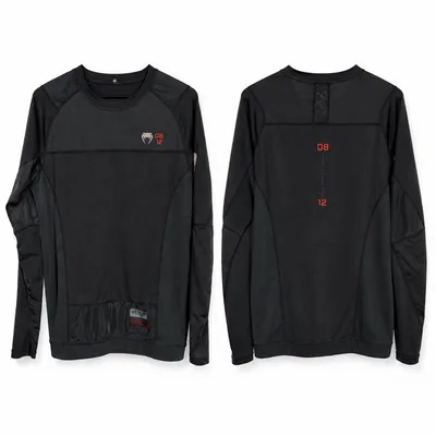 VENUM ヴェナム 長袖ラッシュガード XL ブラック 格闘技ウェア