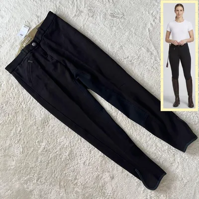 未使用品✨ BLACK-FOREST 乗馬キュロット レディースL 馬術ブラック