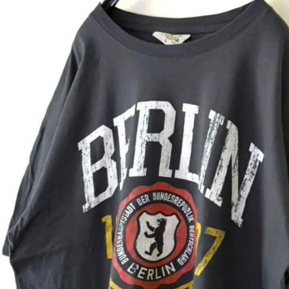 フォックス ベルリン ドイツ ジャーマニー Tシャツ L グレー 灰色 古着