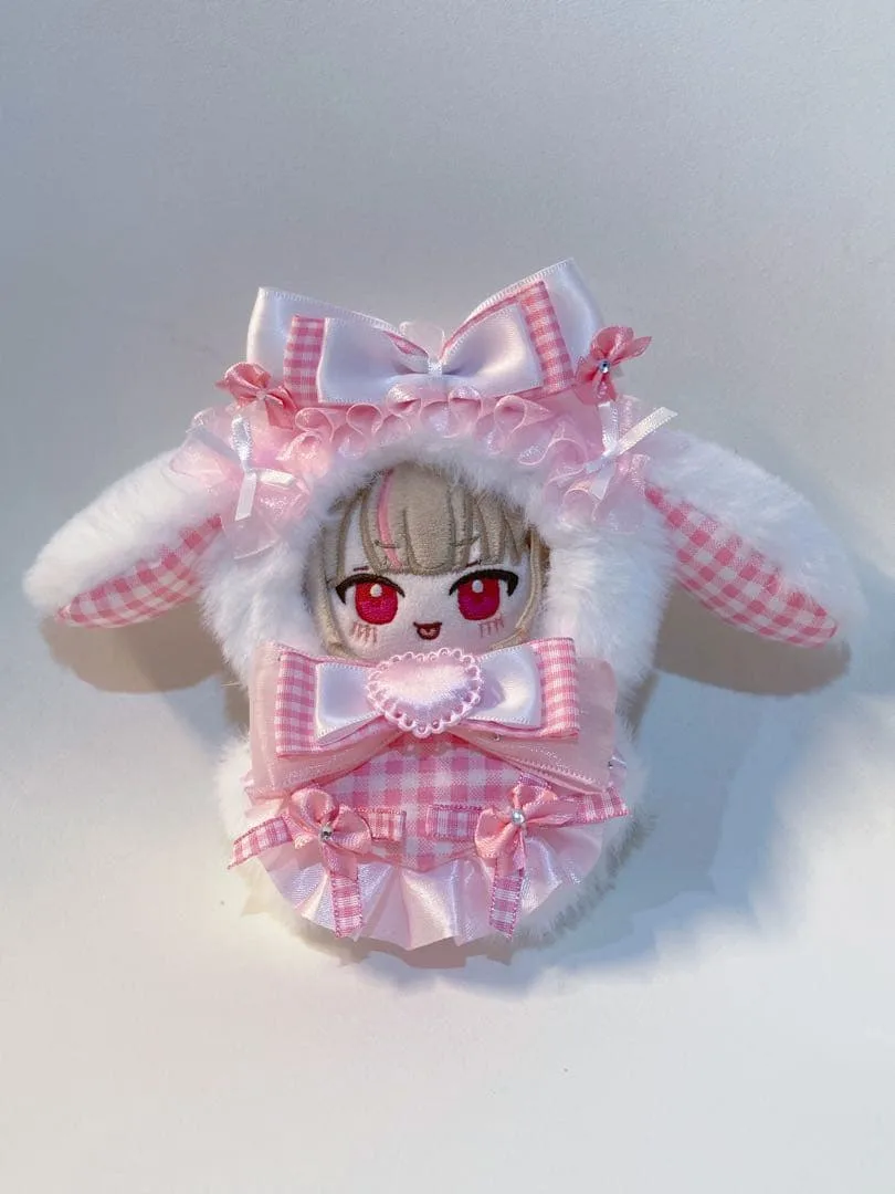 ぬい服 着ぐるみ ちびぐるみ ピンク うさぎ にじさんじ ミニマスコット