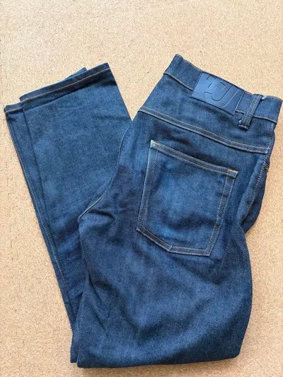 【ユニクロ +J】セルビッジ スリムフィットジーンズ ジルサンダー 濃紺 30