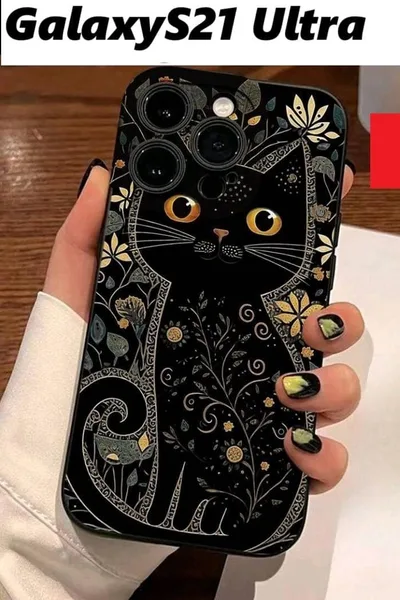 GalaxyS21 Ultra ネコちゃん 可愛いケース Galaxyケース