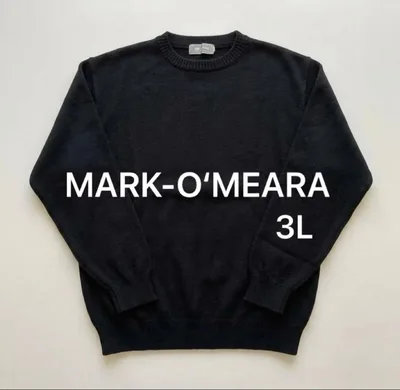 MARK-O'MEARA ニット セーター ブラック 3L