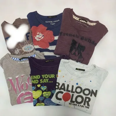 FITH FINE METHOD Tシャツ ネイビー 花柄