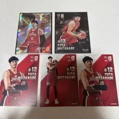 #12 渡邊雄太 B.LEAGUE CARD 5枚セット 値下げ可能