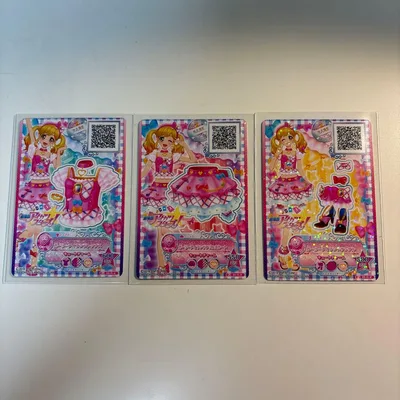 アイカツ ガーリーアイランドコーデ 3枚セット