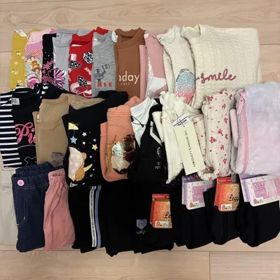 子供服 秋冬服 長袖 トレーナー ワンピース 女の子 120サイズ まとめ売り
