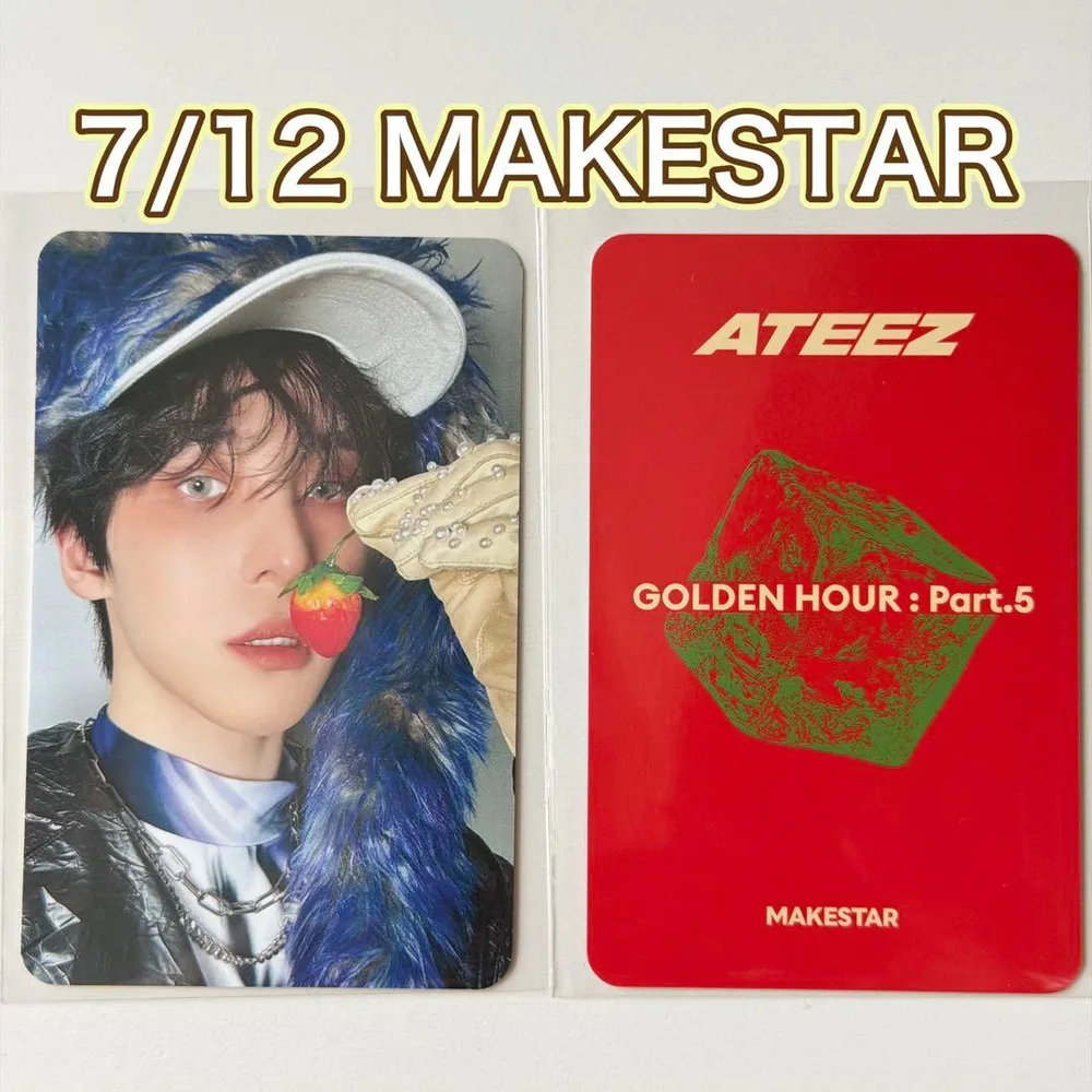 ATEEZ ユノ MAKESTAR 特典 トレカ ヨントン 対面 いちご タルギ