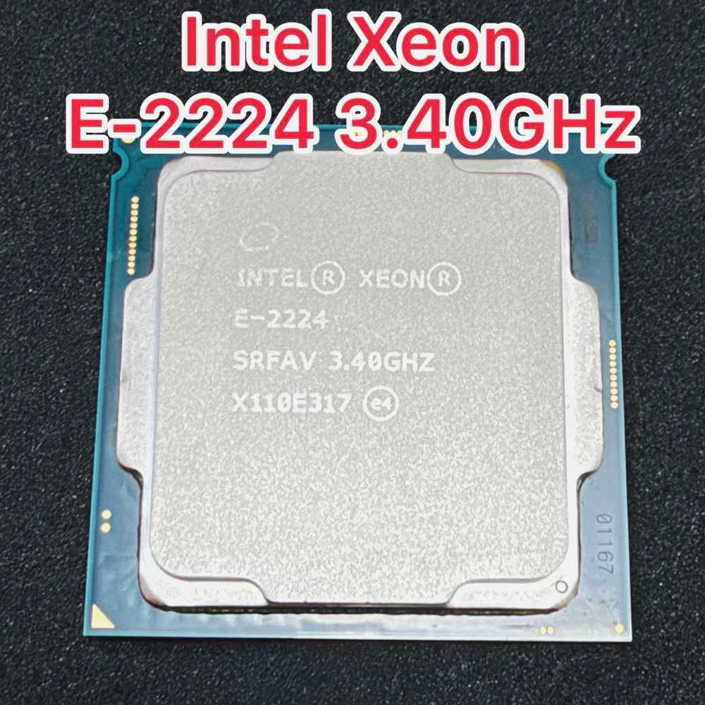 Intel Xeon E-2224 3.40GHz CPU 本体