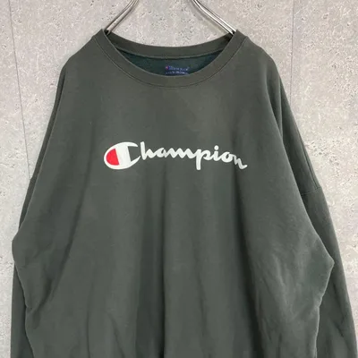 チャンピオン ビックロゴ グレー ビックサイズスウェット3XL