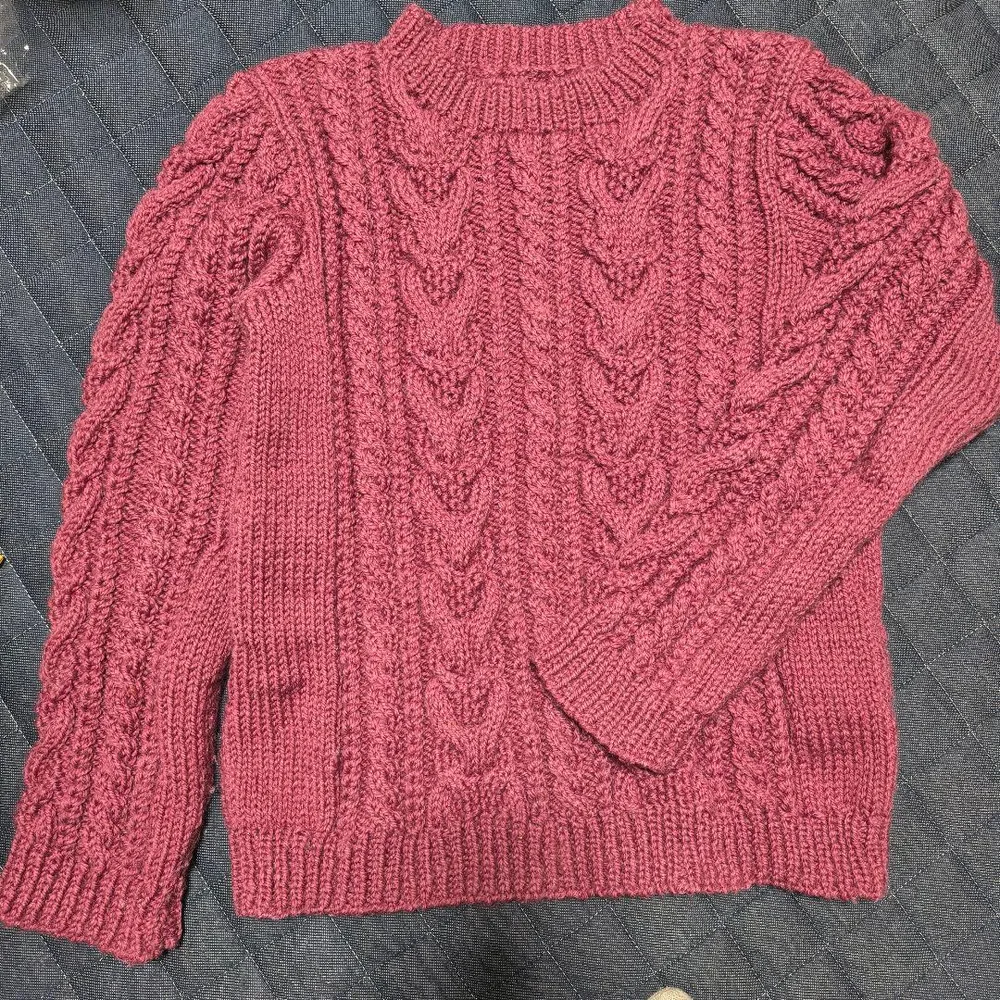 ハンドメイド アランセーター
