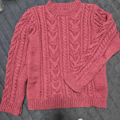 ハンドメイド アランセーター
