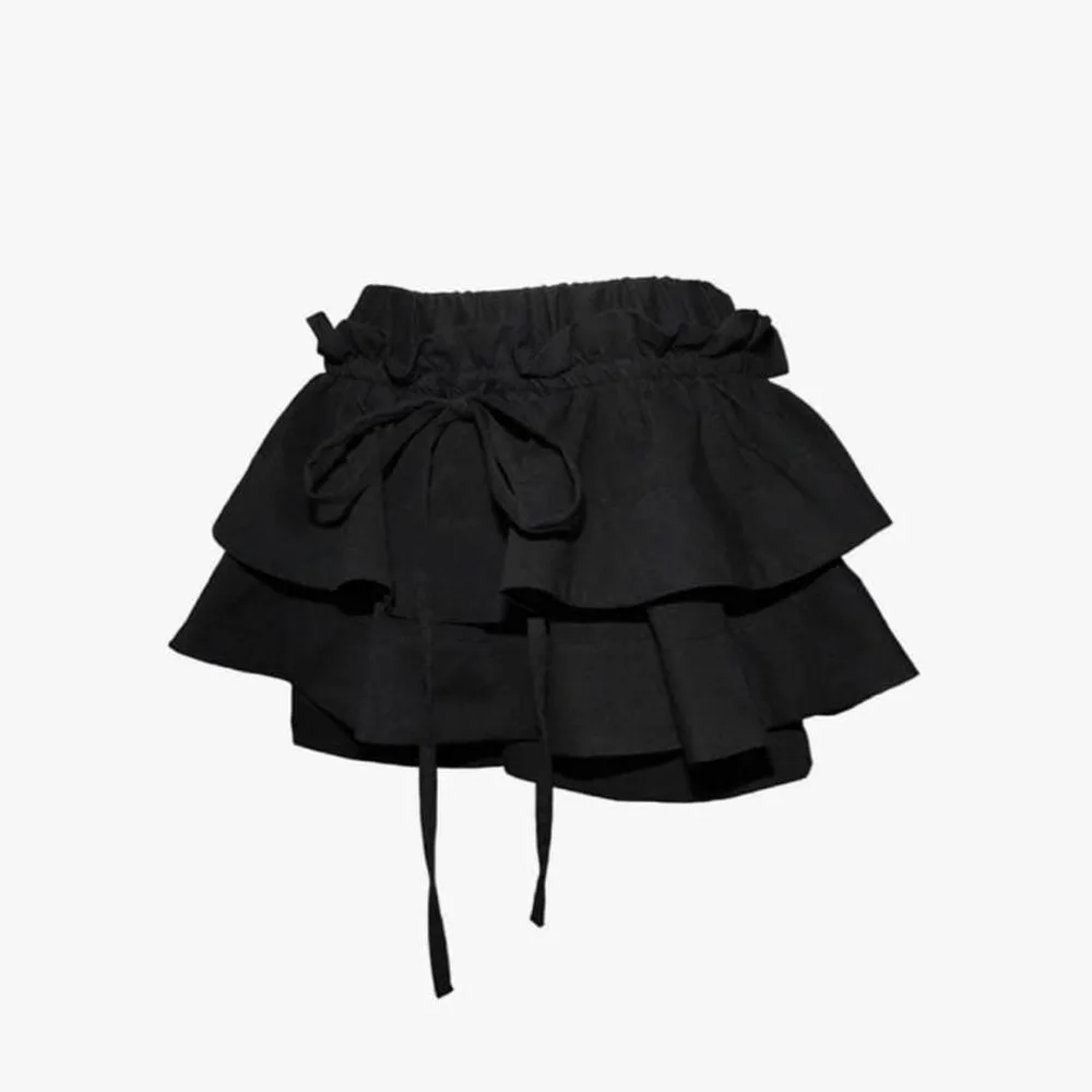 theredthread airy tiered skirt mini