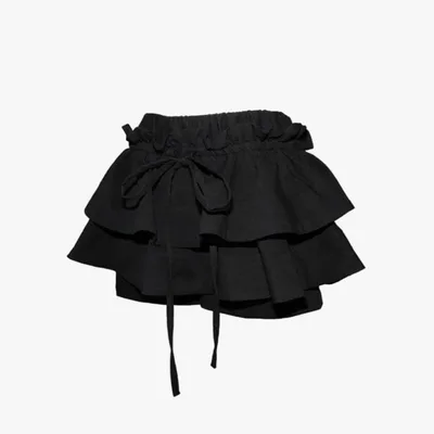 theredthread airy tiered skirt mini