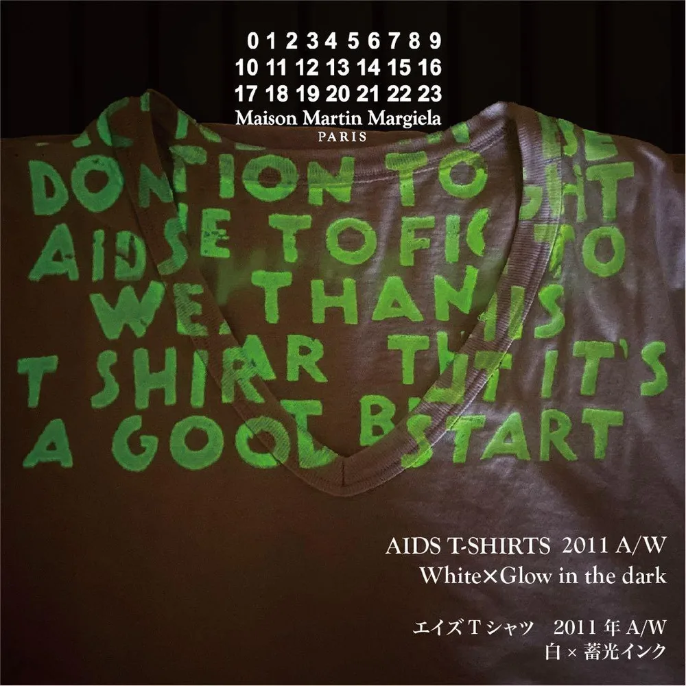 Maison Martin Margiela AIDS Tシャツ 2011AW