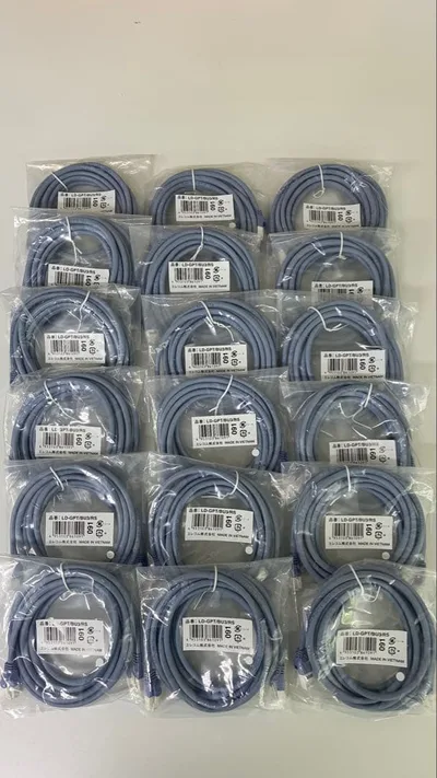 エレコム LANケーブル LD-GPT/BU3/RS 新品(18本セット)