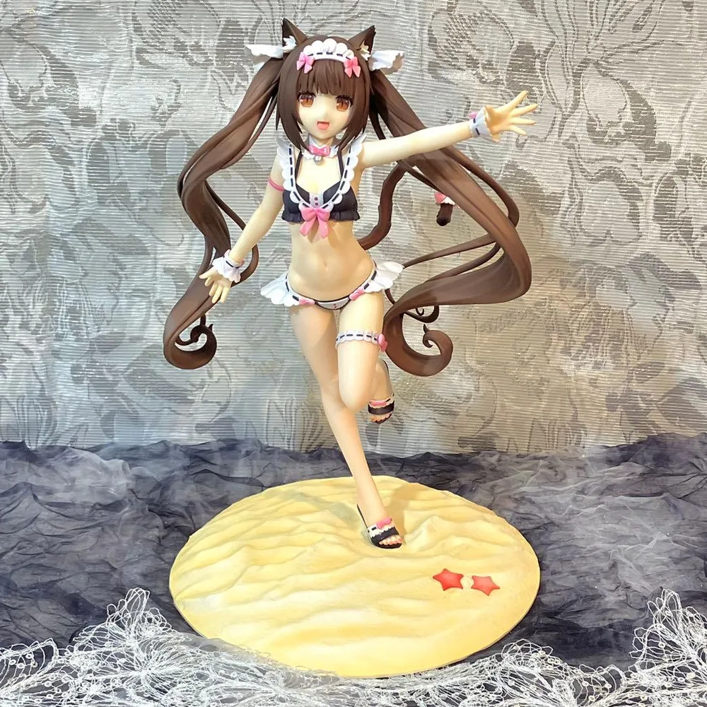開封品 KADOKAWA ネコぱら ショコラ メイド水着ver. 1/7