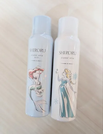 SHIRORU クリスタルホイップ 洗顔料 2本セット ディズニーボトル