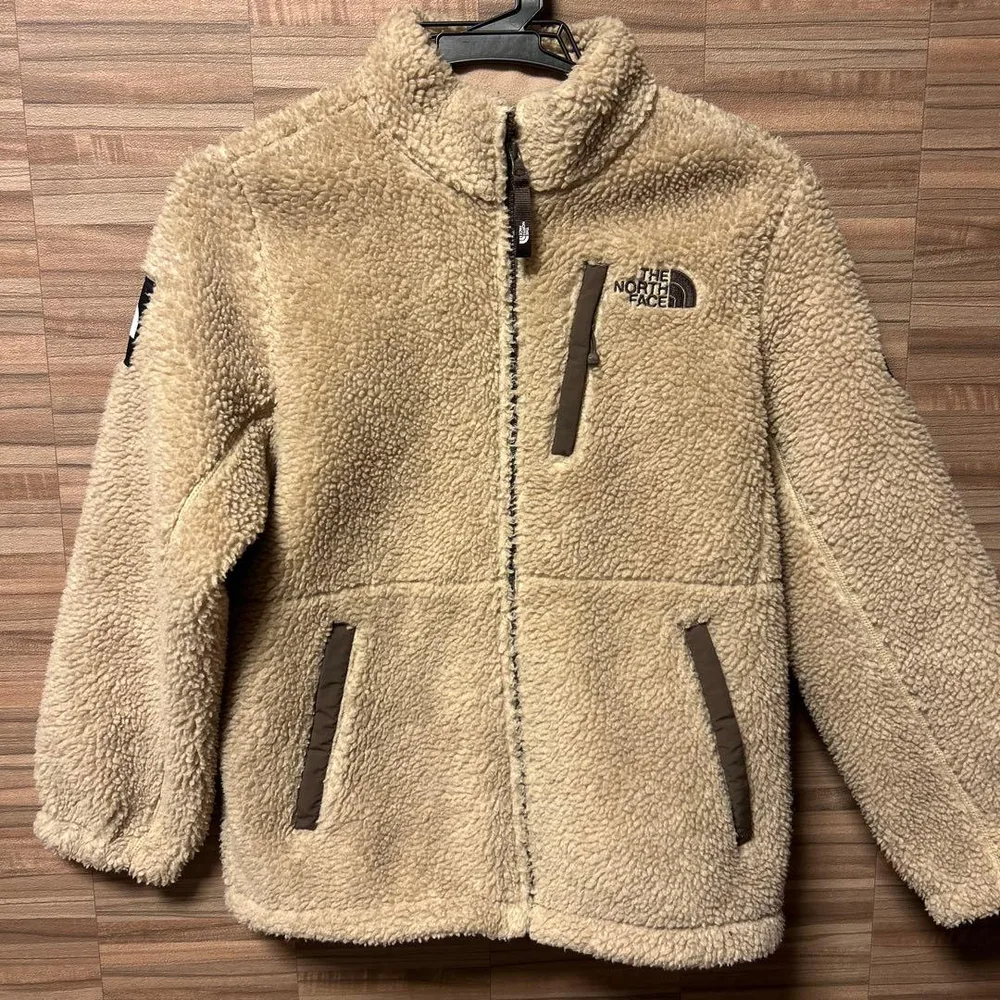 THE NORTH FACE キッズ フリースジャケット ベージュ