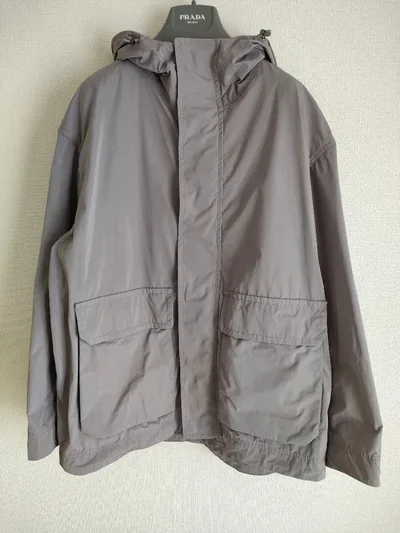 UNIQLO +J オーバーサイズマウンテンパーカー フード付き グレー