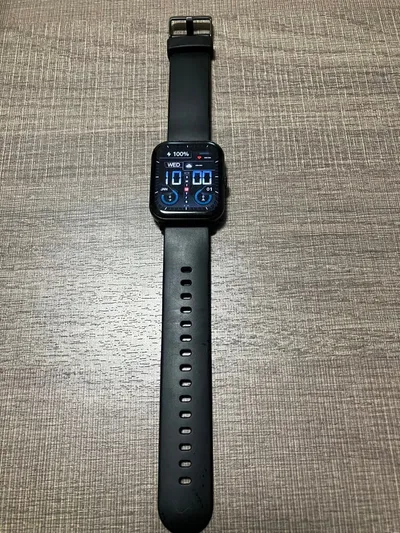 【外箱・説明書付】【美品】スマートウォッチ ブラック