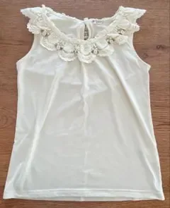 axes femme タンクトップ キャミソール アイボリー