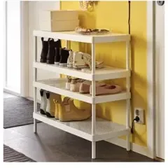 IKEA マッカペール シューズラック 靴スチールラック