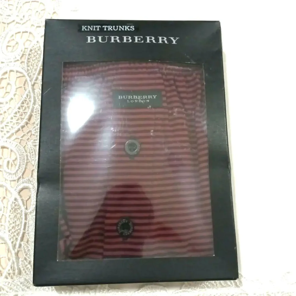 タイムSALE♦BURBERRY ニットトランクス ボーダー M 新品