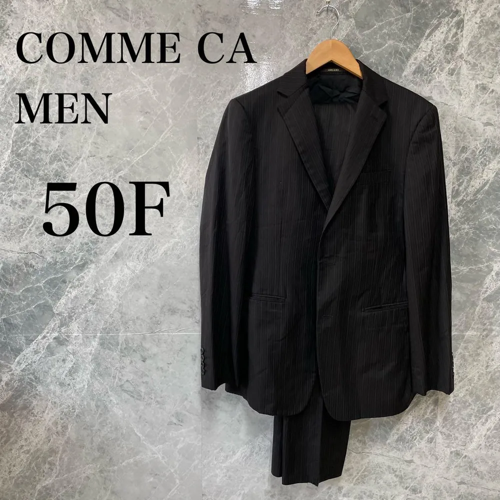 COMME CA MEN メンズ ビジネススーツ セットアップ 美品