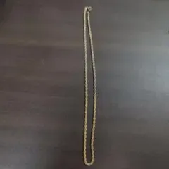 ゴールドカラー ロープチェーン ネックレス