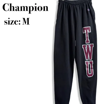 Champion チャンピオン スウェットパンツ TWU ブラック カレッジ