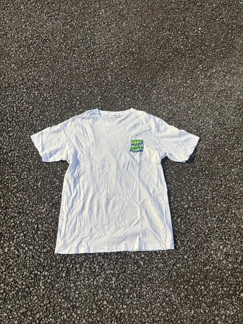 WEGO バックプリント Tシャツ ホワイト L