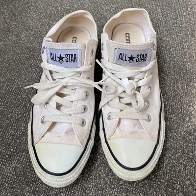 中古品 CONVERSE ALL STAR ホワイト スニーカー 26cm