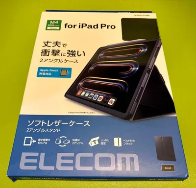 ELECOM iPad Pro 13インチ 2024 M4 ソフトレザーケース