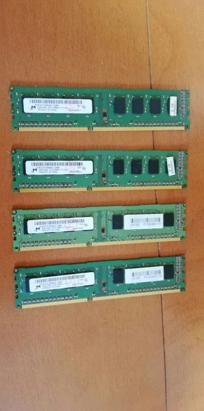 Micron DDR3 メモリ 2GB 4枚セット PC3-12800U