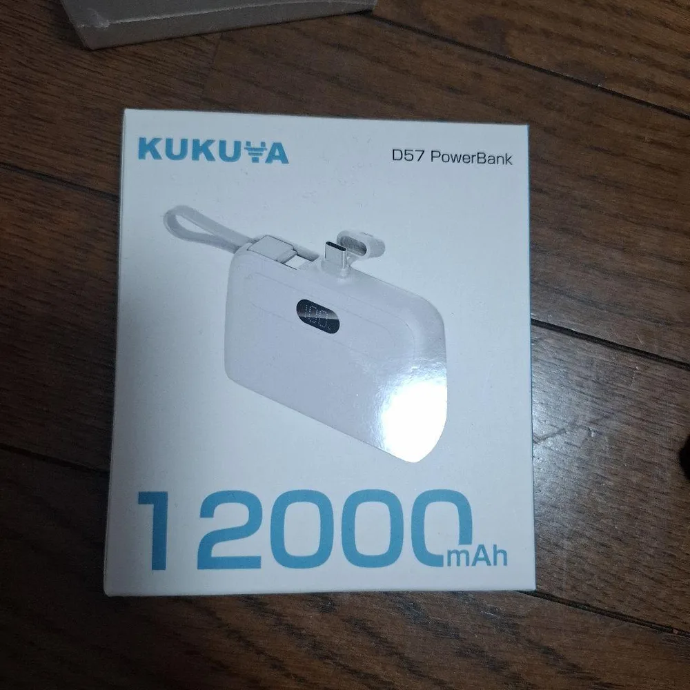 KUKUYA モバイルバッテリー D57 12000mAh 本体