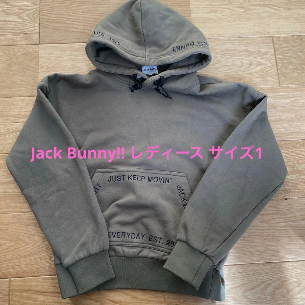 Jack Bunny!! 裏起毛パーカー レディース用