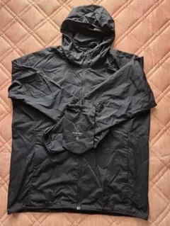 ポケッタブルパーカ ネイビー XL メンズ