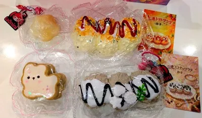 tabnini スクイーズ 食べ物 スイーツ 4個セット まとめ売り