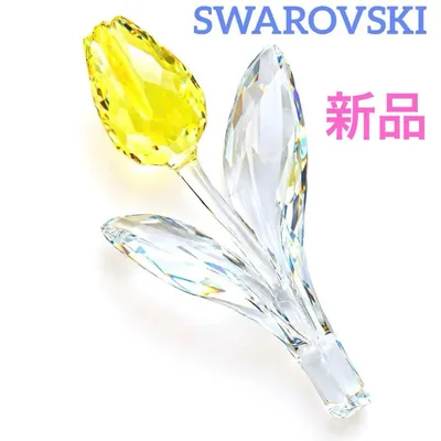 スワロフスキー 新品 チューリップ 置物swarovski SWAROVSKI