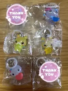 【 最終価格 】平成ファンシーキャラクターズ めじるしアクセサリー 4点セット