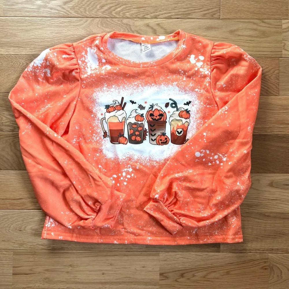 SHEIN キッズ トレーナー ハロウィン パンプキン柄 11-12Y