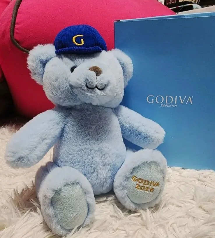 ゴディバ GODIVA ぬいぐるみ くま ブルー