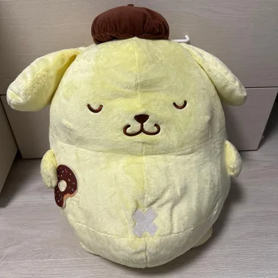 未使用 超超特大ポムポムプリン ぬいぐるみ ドーナツ