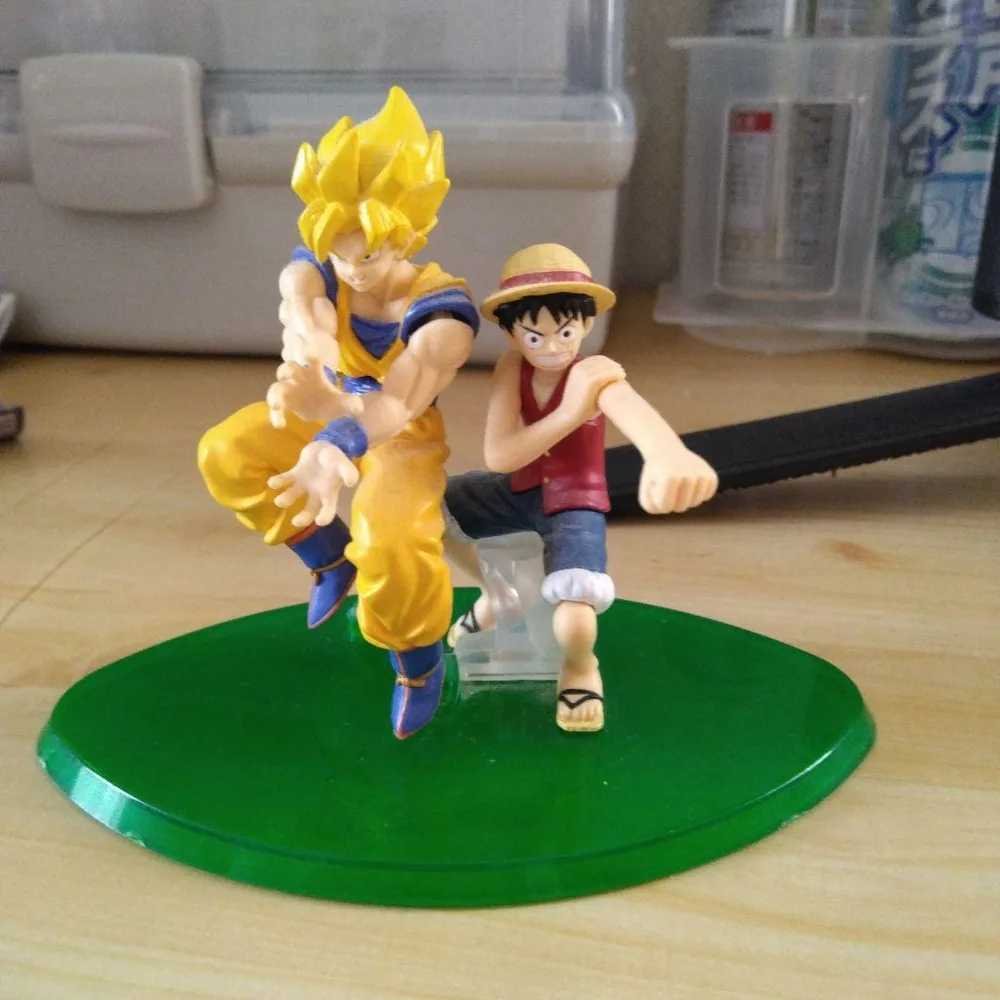 ドラゴンボール 孫悟空 ルフィ フィギュア 2体セット