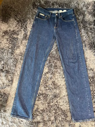 Calvin Klein 90sストレート ジーンズ ブルー 4RB701G